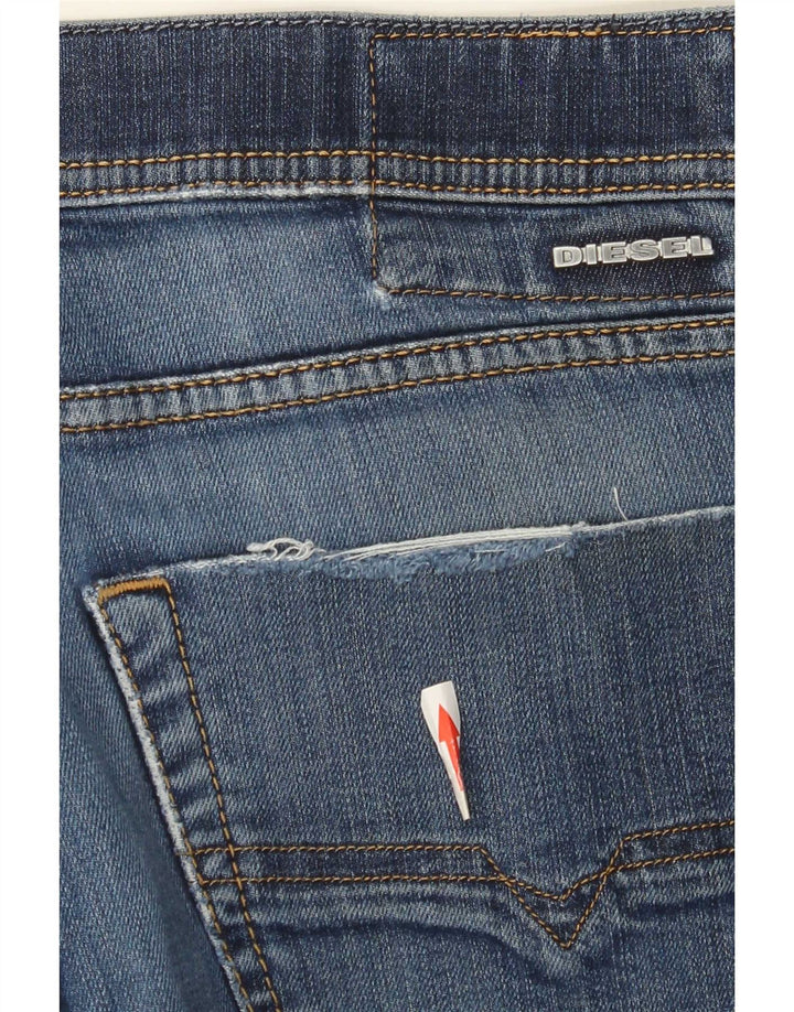 Diesel Herre Tepphar Carrot Slim Jeans W32 L34 Blå Bomuld