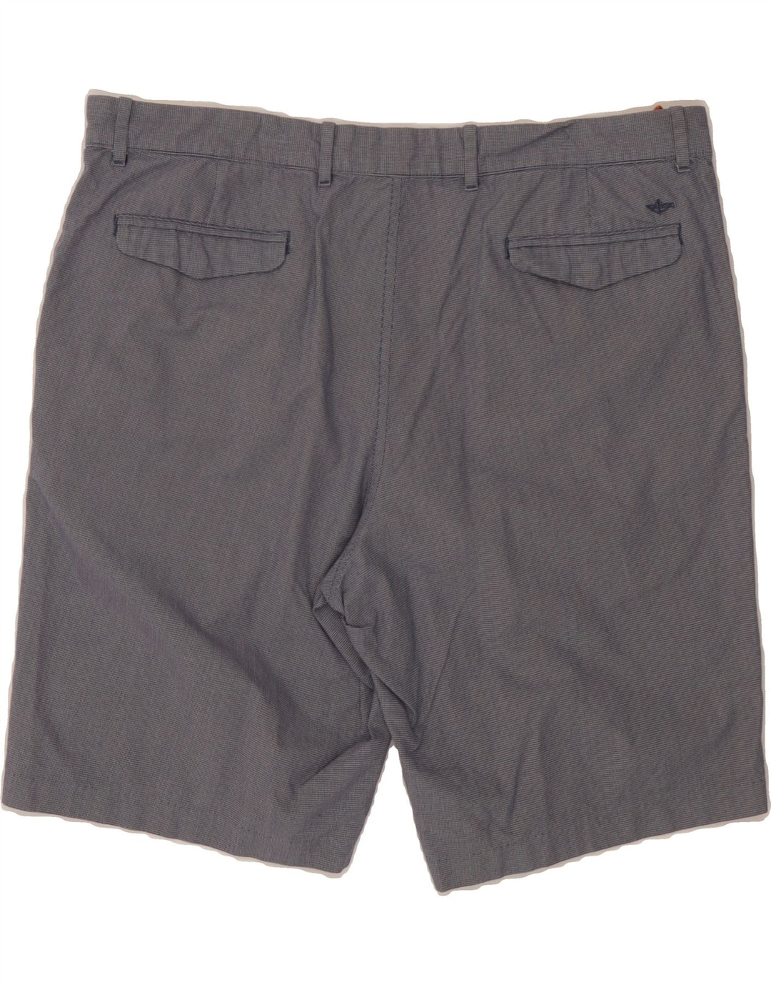 DOCKERS Mens Chino Shorts W40 XL Blue Houndstooth Cotton Vintage Dockers and Second-Hand Dockers from Messina Hembry 