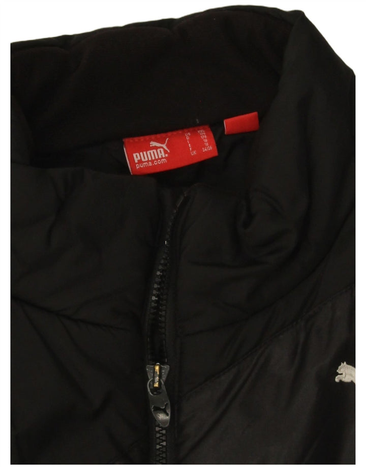 Puma Girls Polstret Gilet 15-16 år Sort