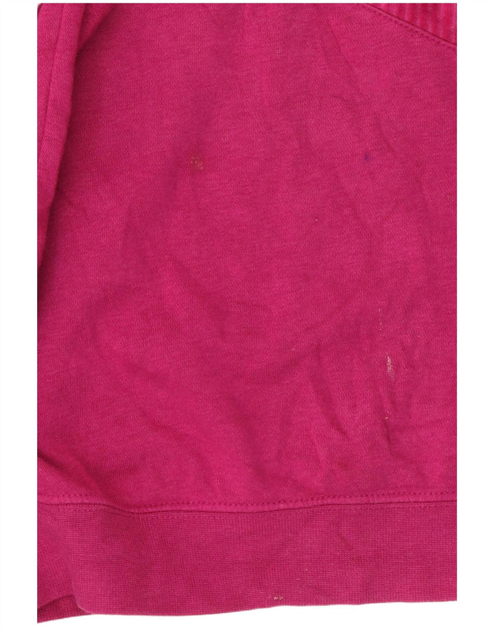 Nike Dame Oversized Sweatshirt Jumper UK 14 Medium Pink