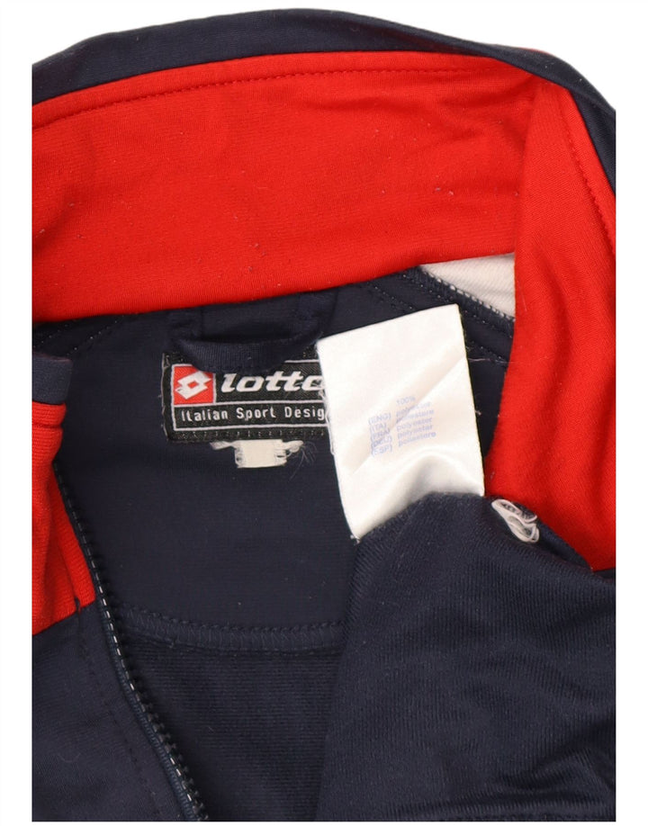 LOTTO Træningsdragt til mænd Topjakke Stor marineblå Colourblock Polyester