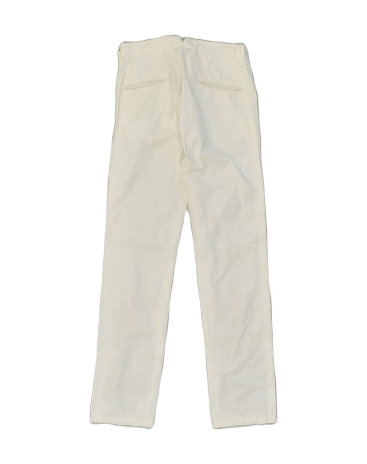 GAP Womens Straight Chino Trousers W29 L33  White Cotton | Vintage Gap | Thrift | Second-Hand Gap | Used Clothing | Messina Hembry 