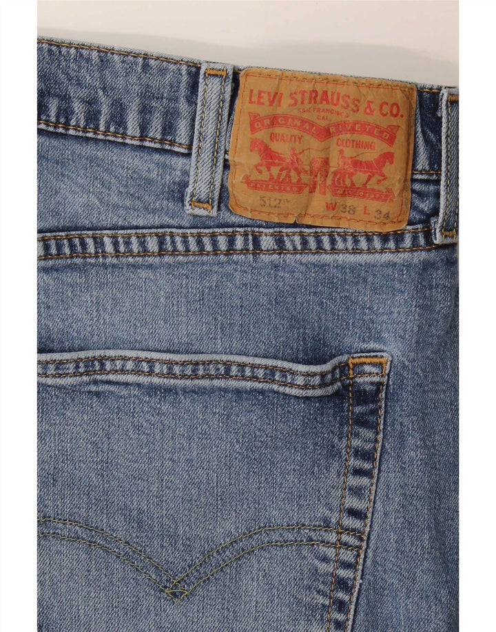 Levi's Herre 512 Slim Tapered Jeans W38 L34 Blå