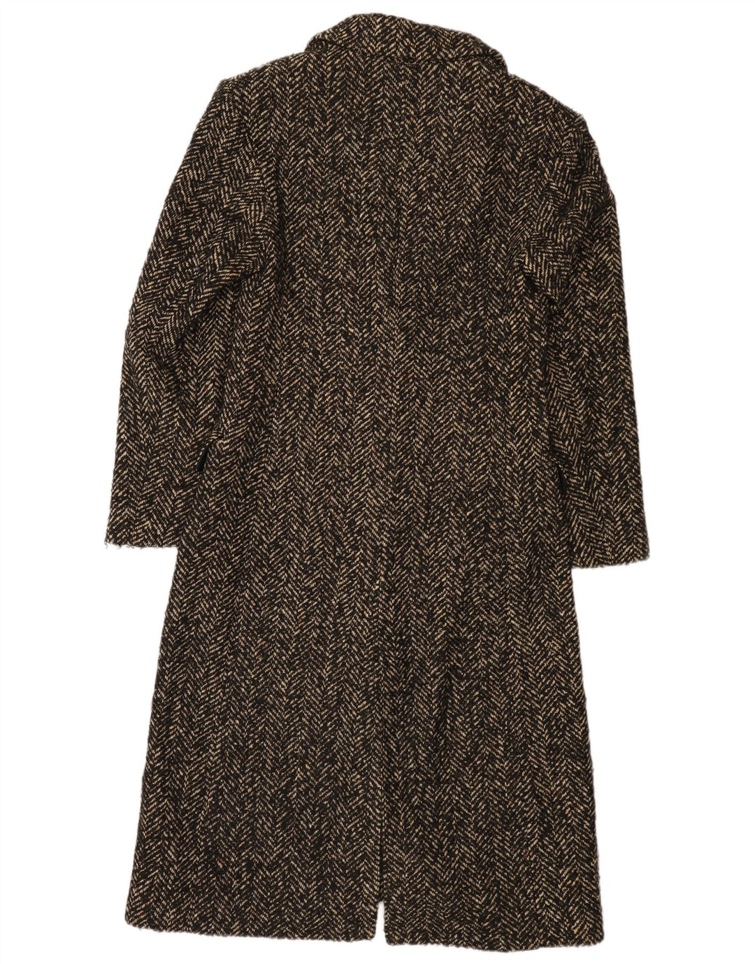 Zara Dame Overfrakke UK 10 Small Black Sildeben Akryl