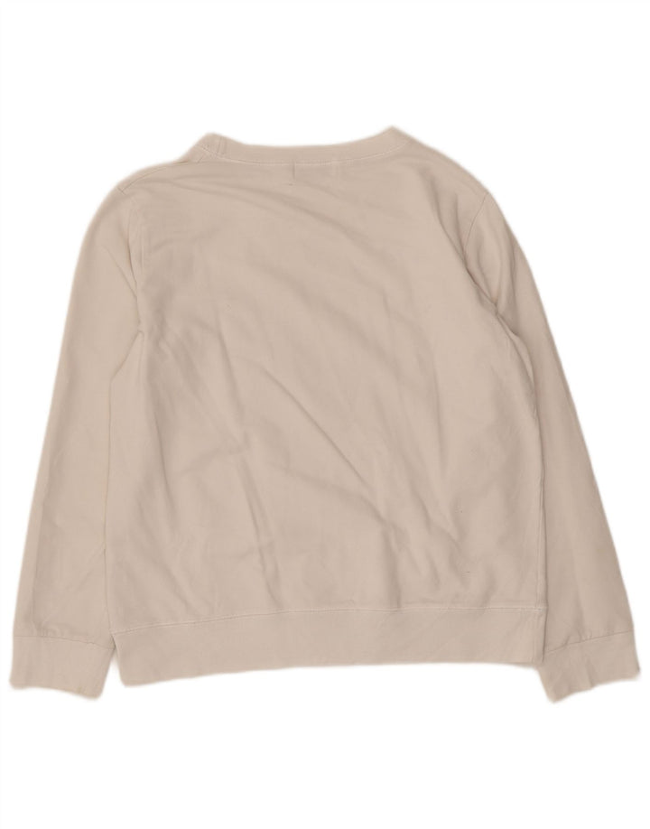 Converse Herre All Star Graphic Sweatshirt Jumper Medium Hvid Bomuld