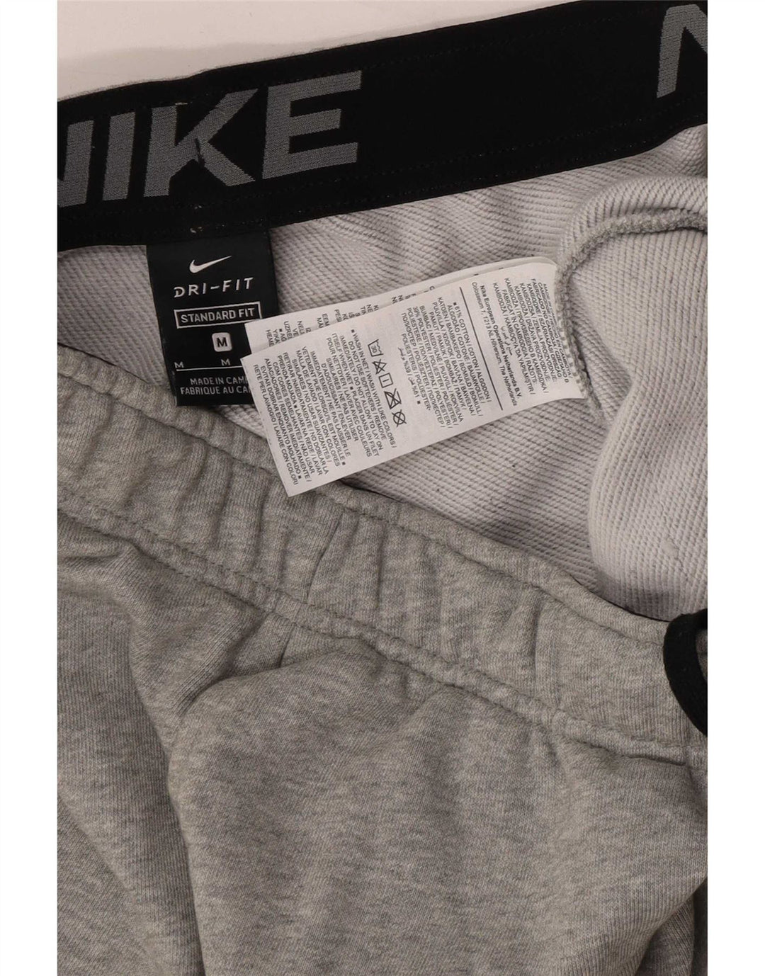 Nike Herre Dri Fit Standard træningsdragt Bukser Joggers Medium Grå Bomuld