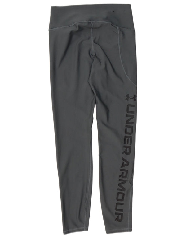 Under Armour Grafiske Leggings til kvinder UK 12 Medium Grey Polyester