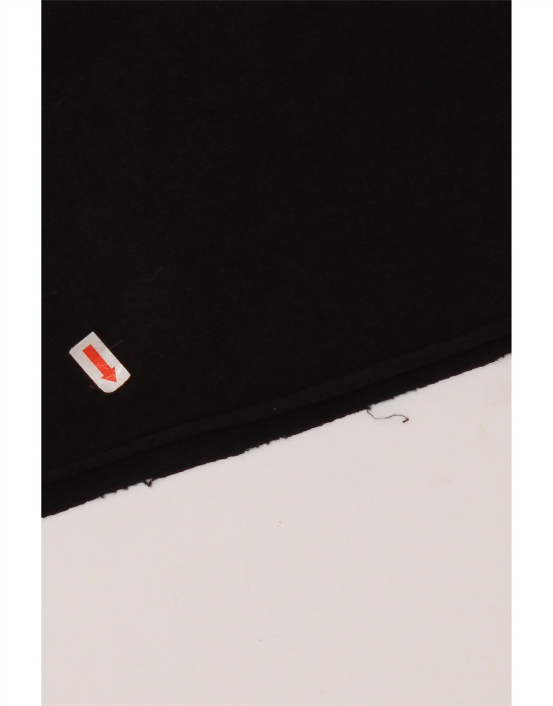 KAPPA Womens Crop Oversized grafisk T-shirt top UK 10 Lille sort bomuld