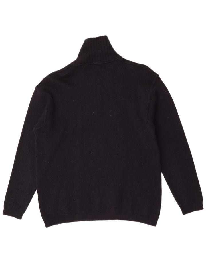 Armata Di Mare Herre Zip Neck Jumper Sweater Medium Navy Blue