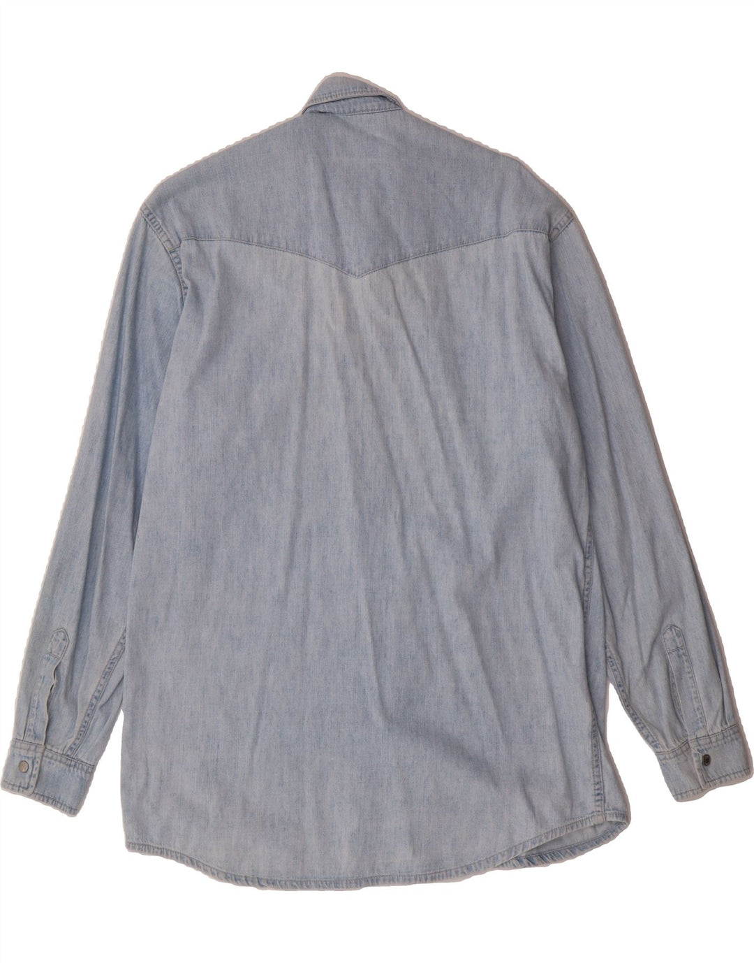 MUSTANG Mens Denim Shirt Small Blue Vintage Mustang and Second-Hand Mustang from Messina Hembry 