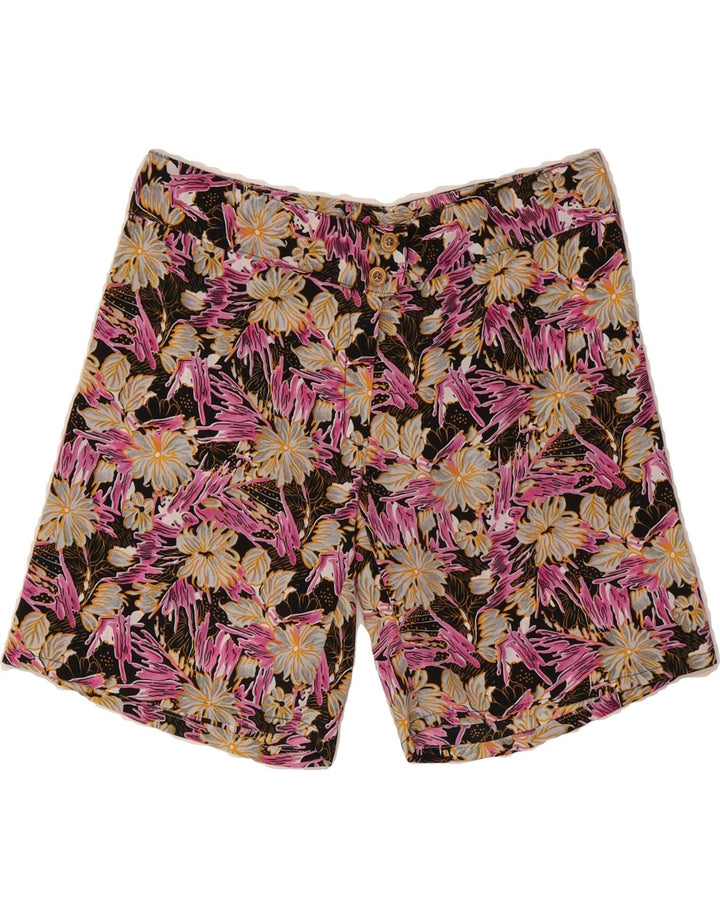VINTAGE Womens Casual Shorts W30 Medium Multicoloured Floral Vintage Vintage and Second-Hand Vintage from Messina Hembry 
