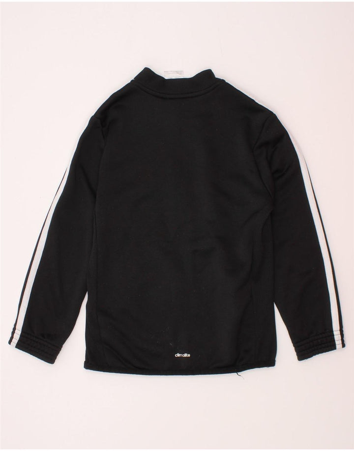 Adidas drenge Climalite træningsdragt topjakke 6-7 år sort polyester