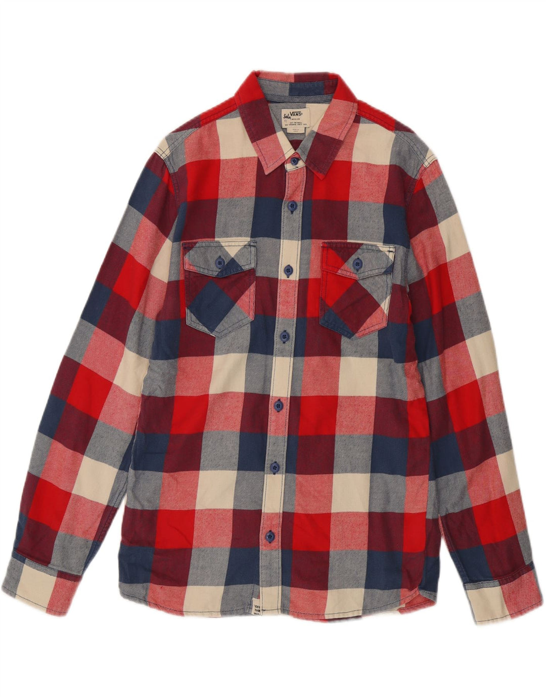 Vans Flanelskjorte til mænd Medium rød ternet