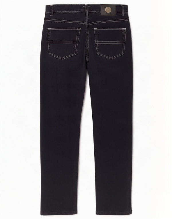 Trussardi Straight Jeans til mænd W31 L28 Marineblå bomuld