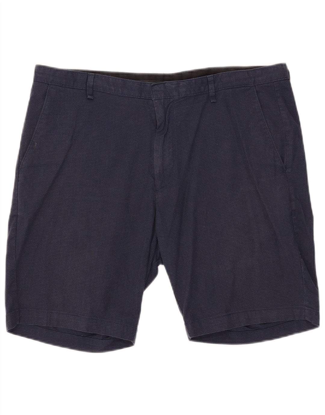 Calvin Klein Herre Chino Shorts W36 Large Navy Blue Check