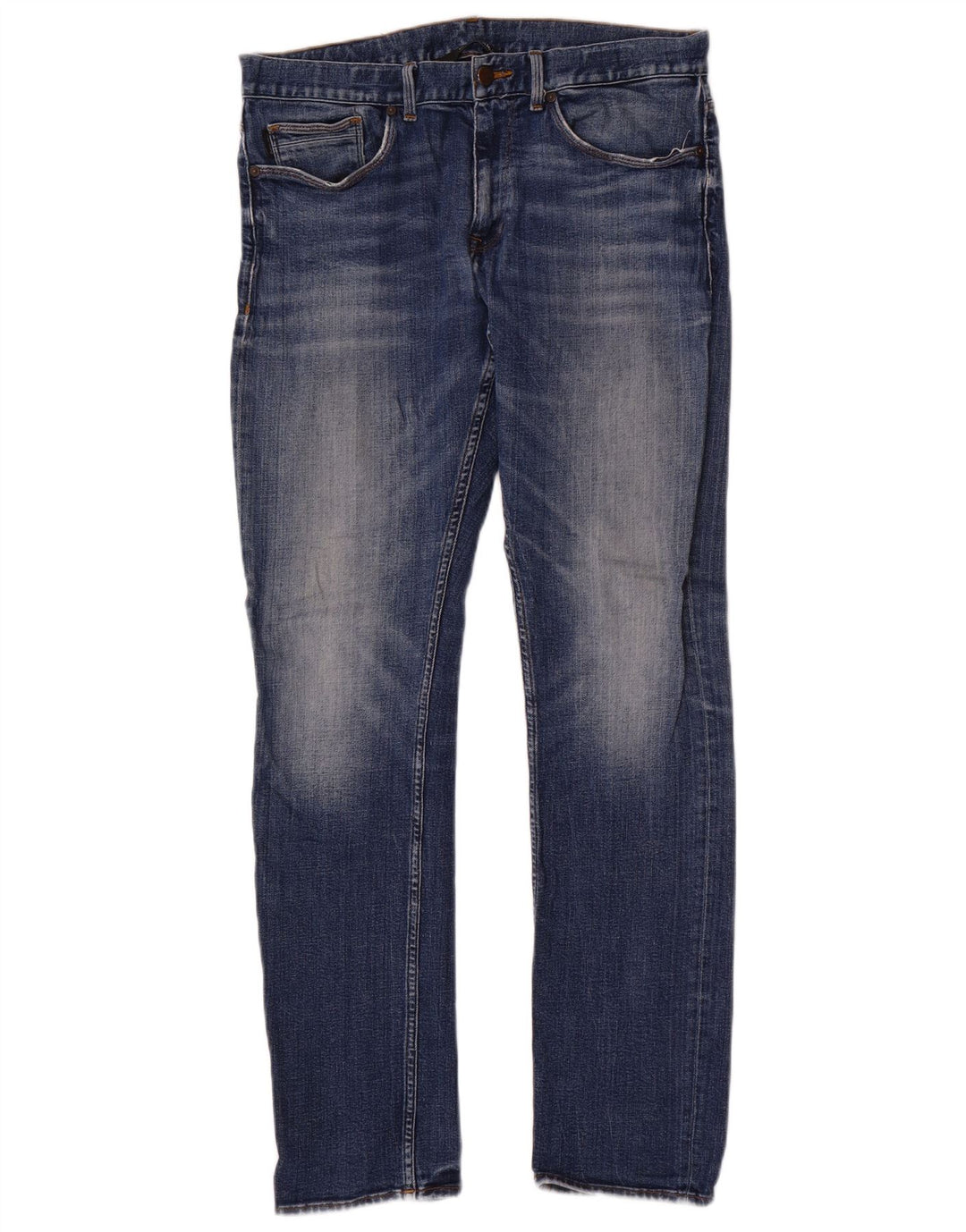 Calvin Klein Herre Slim Jeans W33 L32 Blå Bomuld
