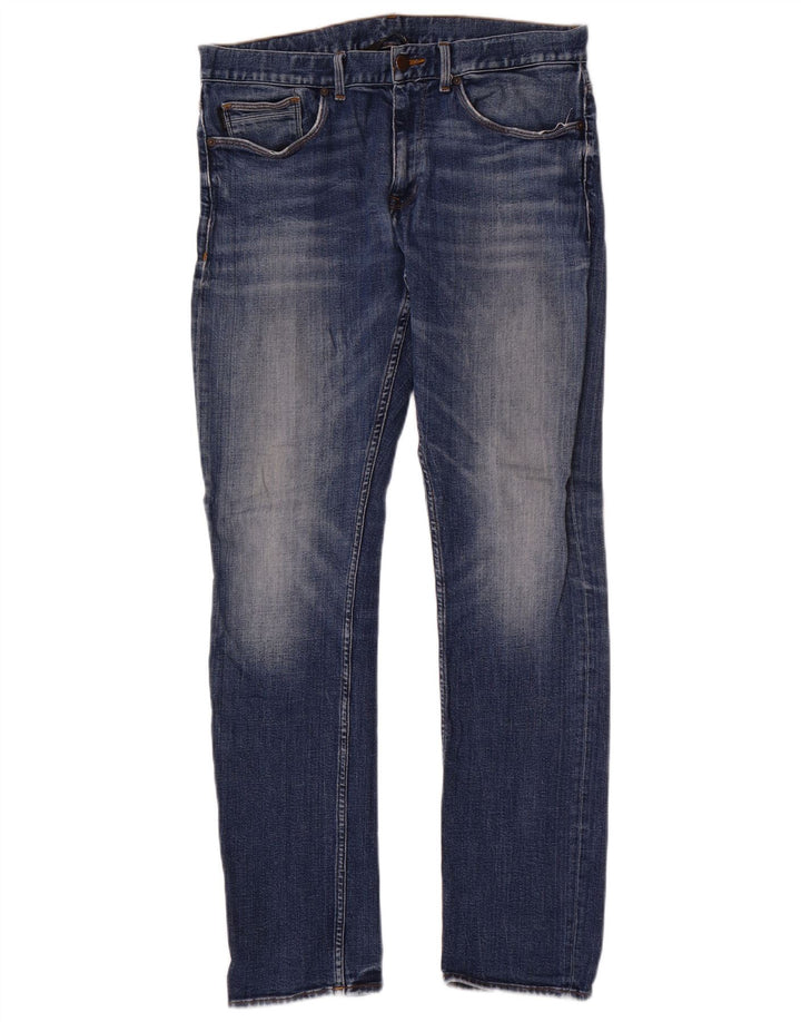 Calvin Klein Herre Slim Jeans W33 L32 Blå Bomuld