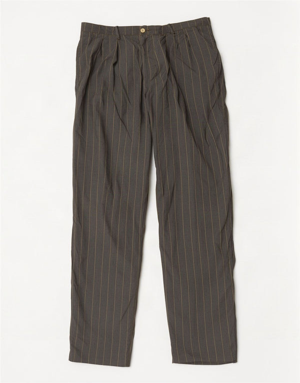 C.P. Firma Herre Pegged Casual Bukser IT 54 2XL W36 L32 Grå Stribet