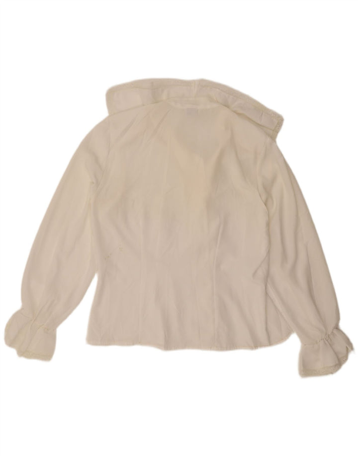 Primavera Firenze Dame Oversized skjortebluse UK 16 Large White Polyester