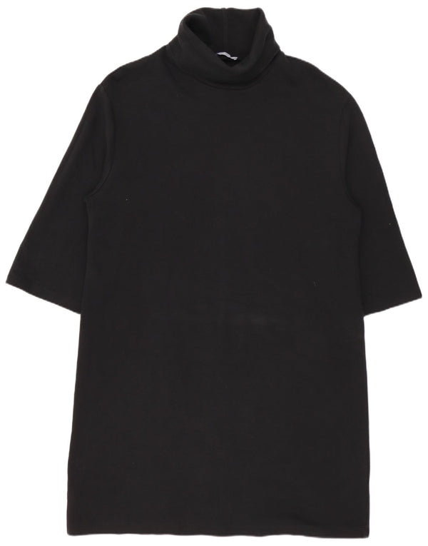 Zara Dame Trafaluc 3/4 ærmer rullehals Tunika Top UK 16 Stor Sort