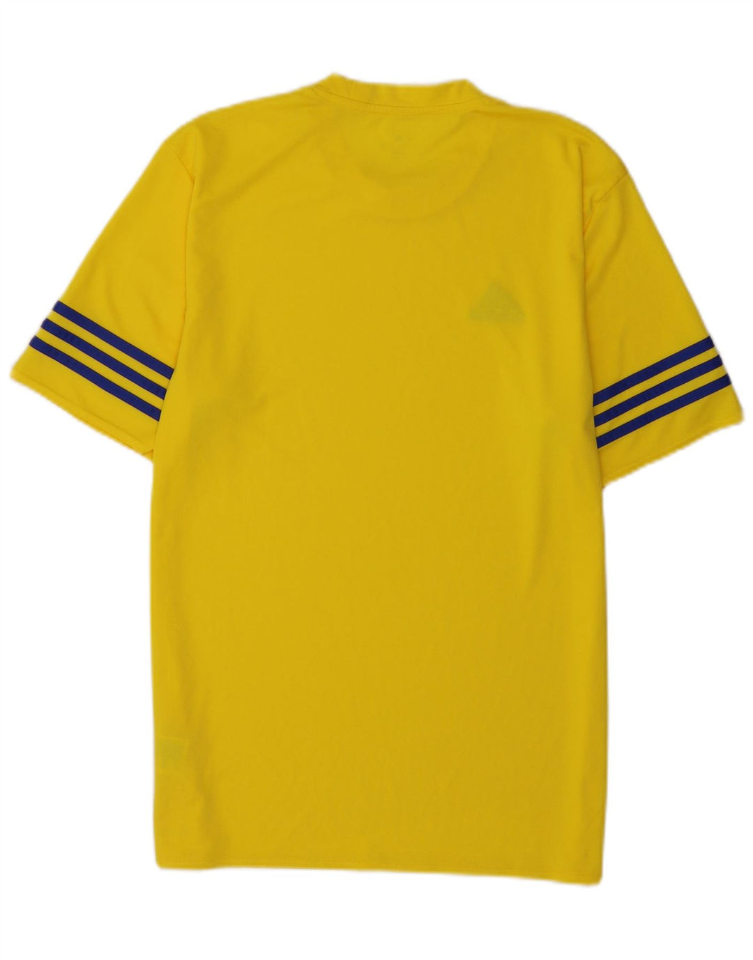 Adidas Herre Climalite T-Shirt Top Medium Gul Polyester
