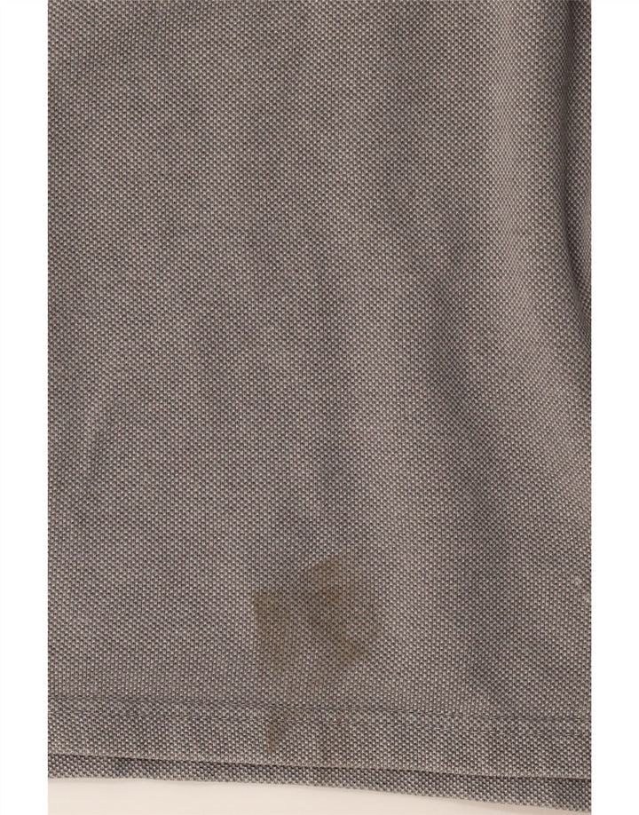 Fat Face Herre Zip Neck Sweatshirt Jumper Stor Grå Bomuld