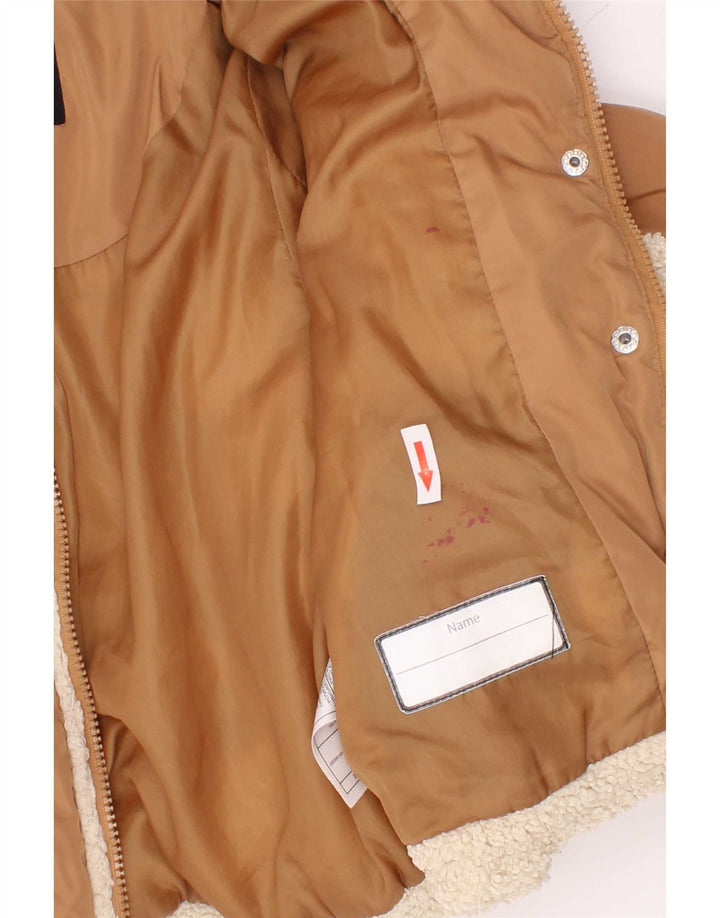 Dkny Piger Hættejakke 5-6 År Brun Colourblock Polyester