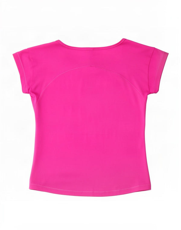 Adidas Girls Climalite Grafisk T-Shirt Top 11-12 år Pink Polyester