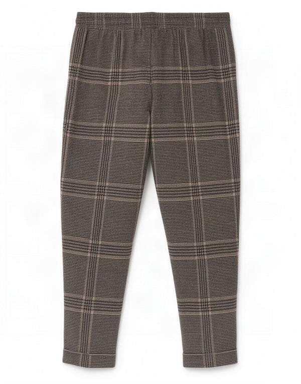 Marks & Spencer Womens Cropped Trousers UK 16 Large W34 L26 Grey