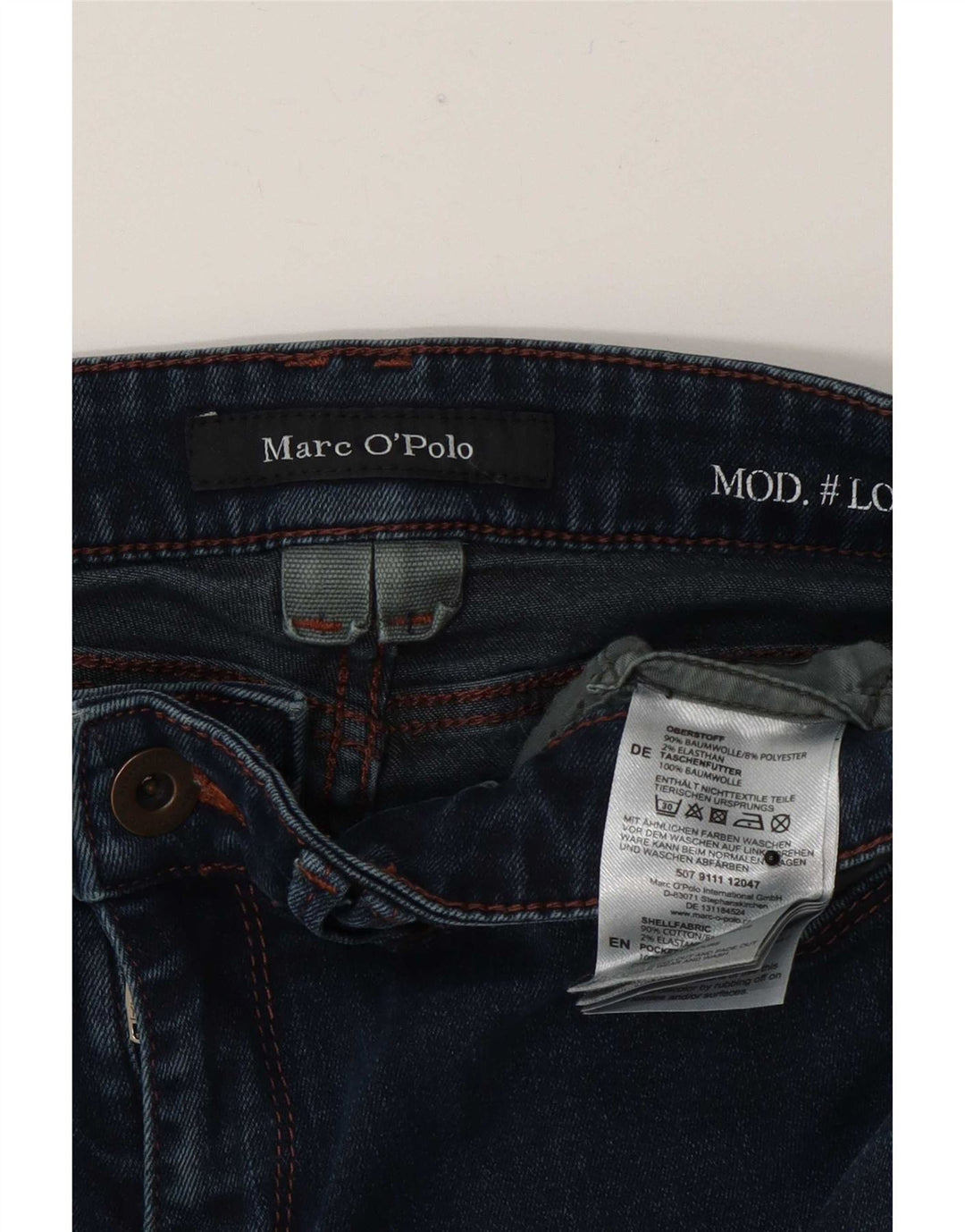 Marc O'Polo Dame Slim Jeans W30 L30 Blå Bomuld