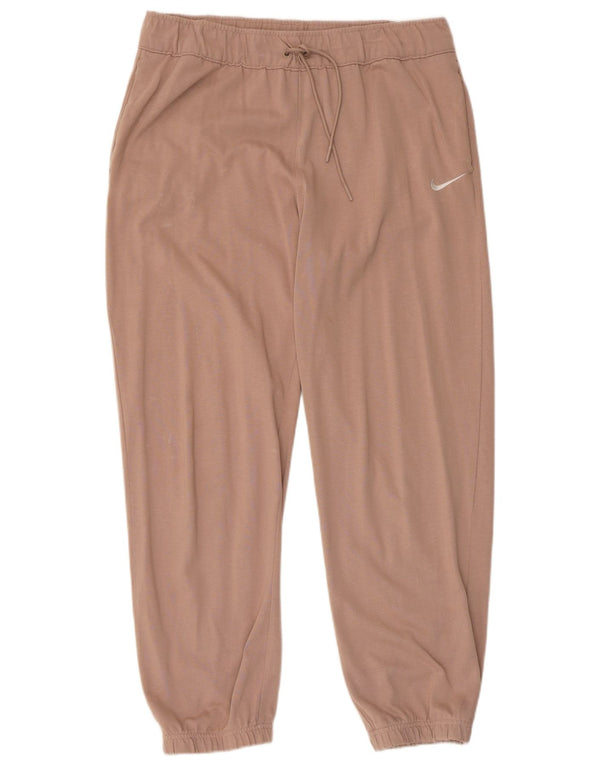 Nike Dame træningsdragt Bukser Joggers UK 16 Large Pink Bomuld