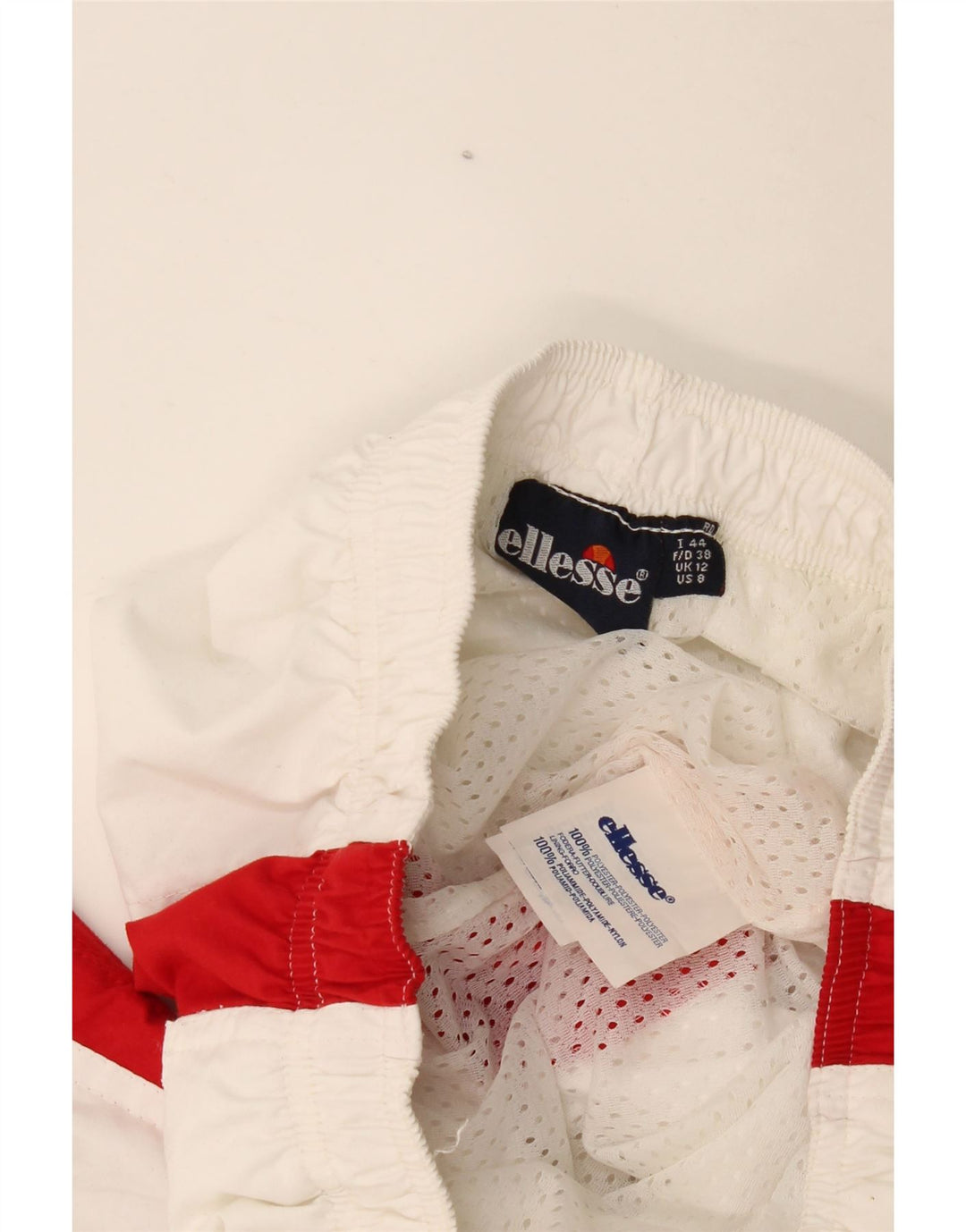 Ellesse Womens træningsdragt Bukser Joggers UK 12 Medium White Colourblock