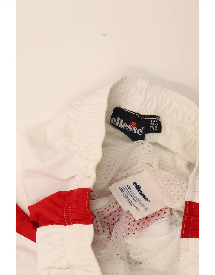 Ellesse Womens træningsdragt Bukser Joggers UK 12 Medium White Colourblock