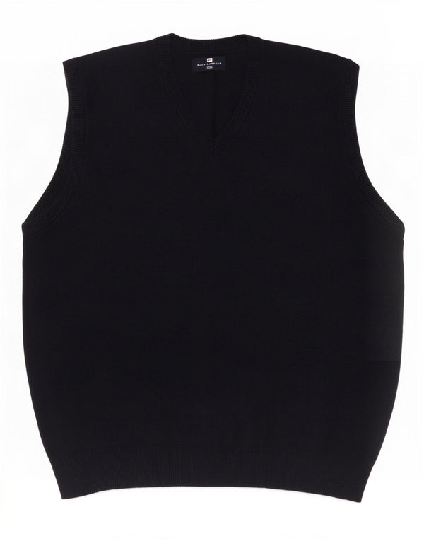 Marks & Spencer Herre Blue Harbor Vest Tank Top Stor Navy Bomuld
