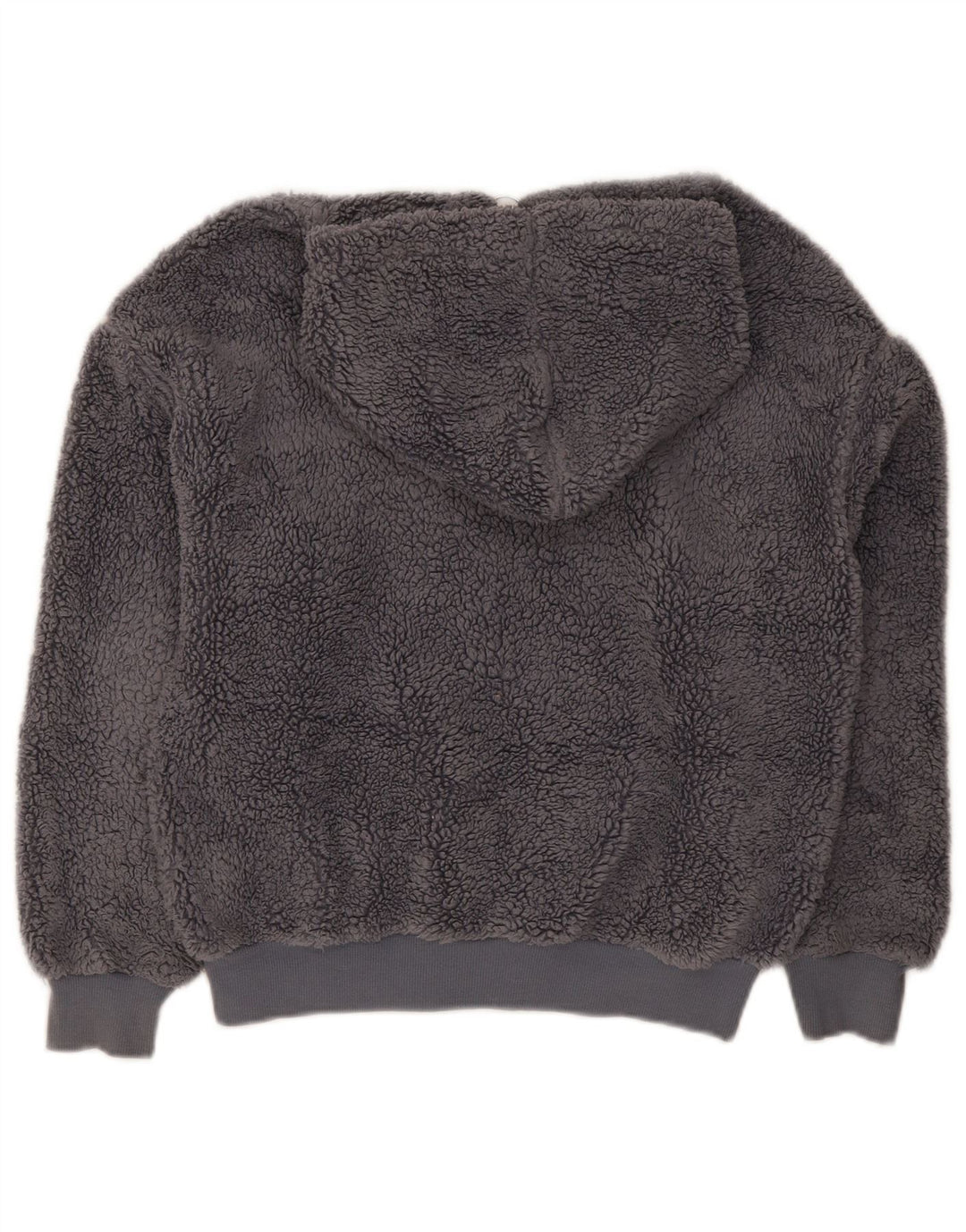 Topshop Dame Hættejakke UK 8 Small Grå Polyester