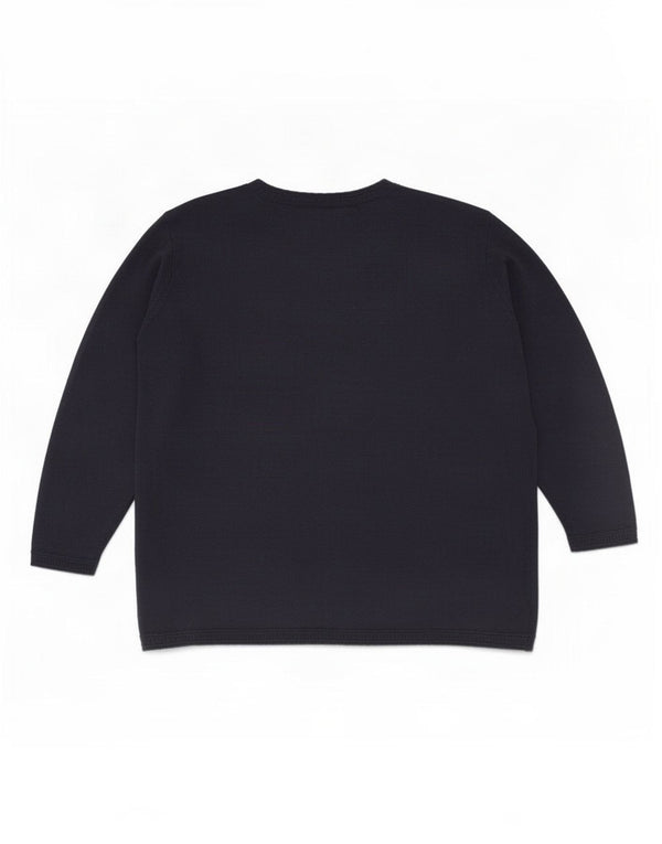 Laura Ashley Dame Boat Neck Jumper Sweater UK 10 Small Navy Blue