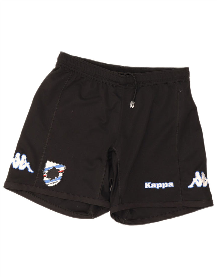 Kappa Herre grafiske sportsshorts Medium sort polyester
