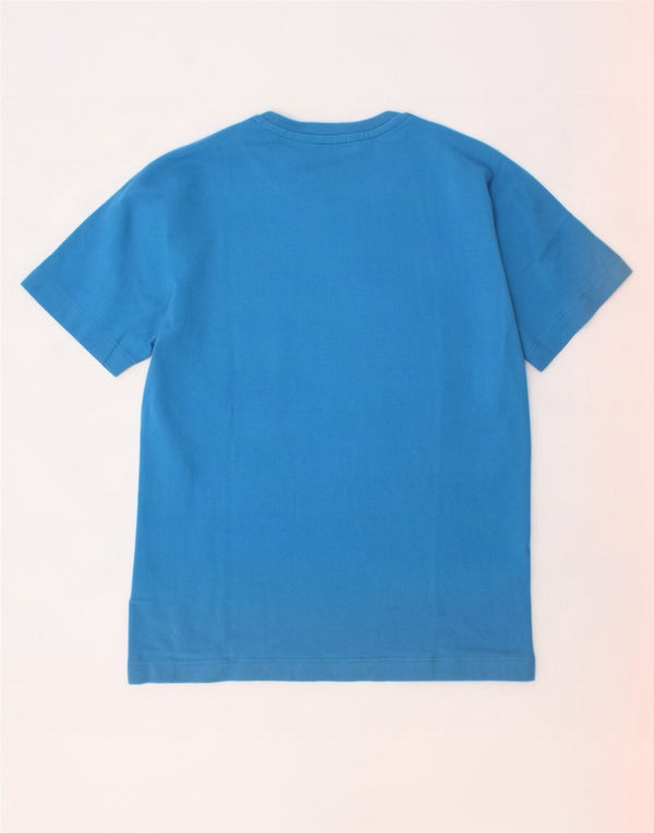 Adidas Boys Climalite T-Shirt Top 7-8 år Blå Bomuld
