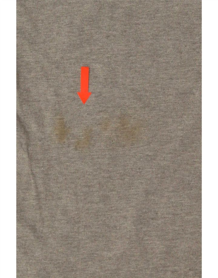 Calvin Klein Herre T-Shirt Top Stor Grå Bomuld