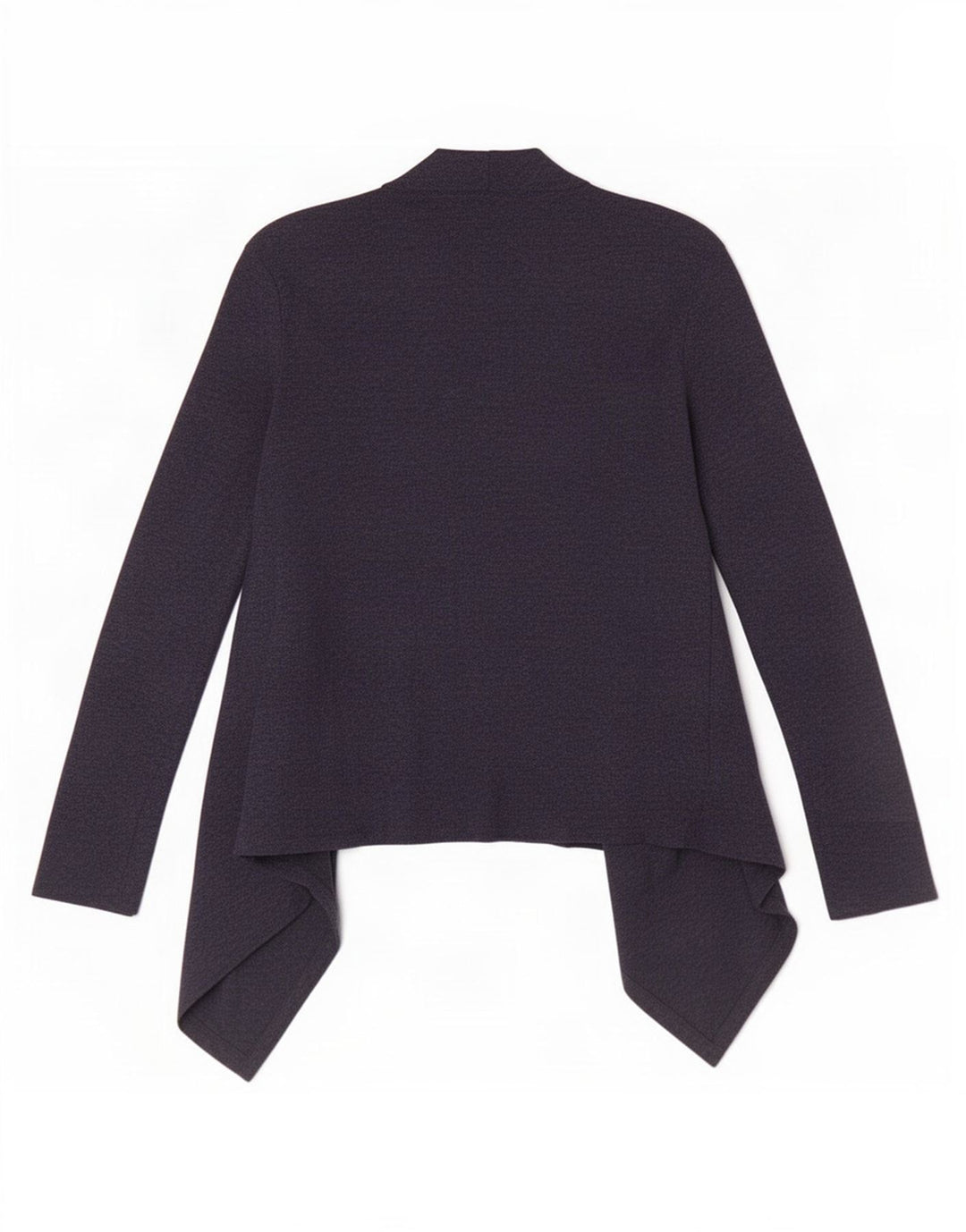 Marks & Spencer Dame Langærmet Bluse Top UK 8 Small Navy Blue Gingham