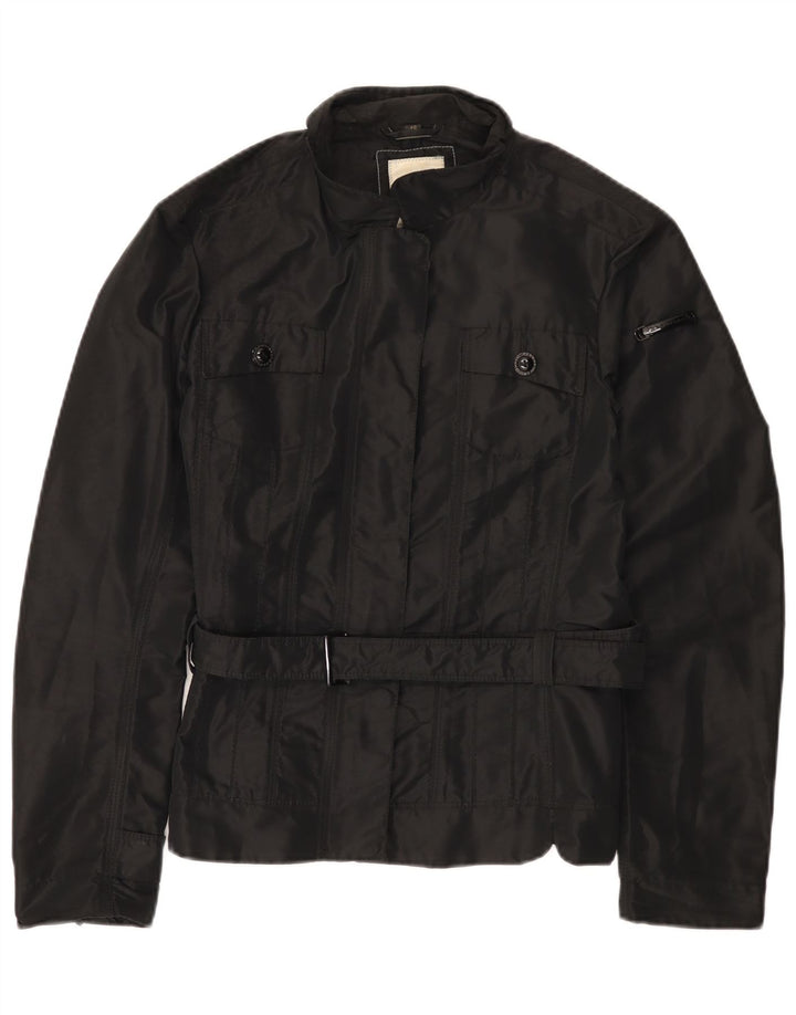 PEUTEREY Womens Utility Jacket IT 46 Large Black Polyester
