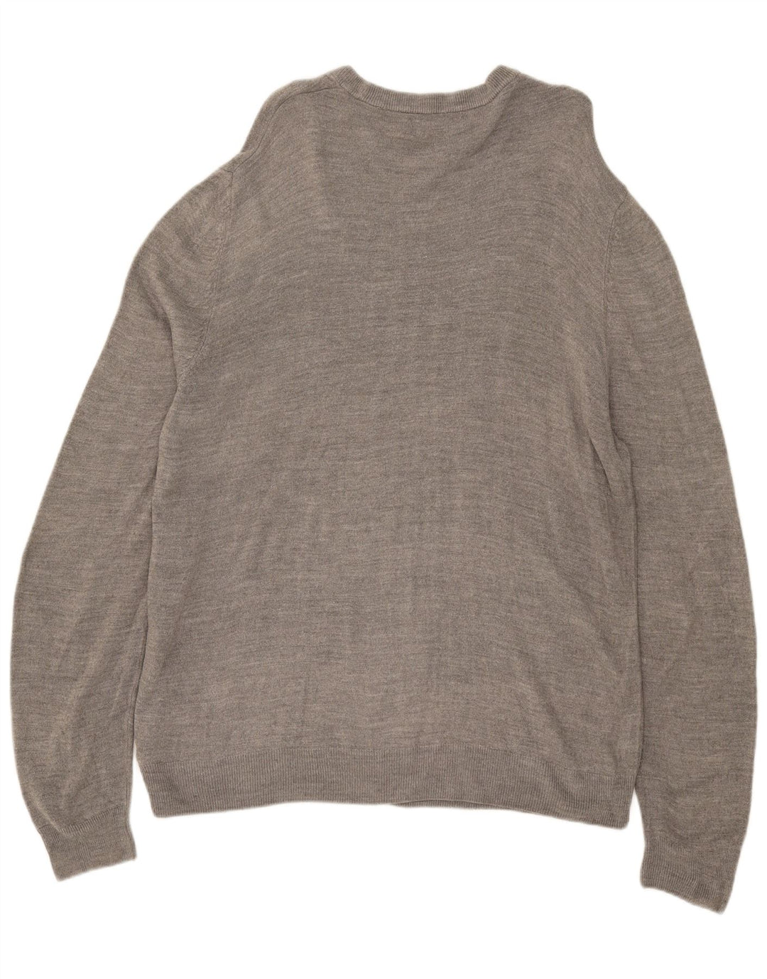 Marks & Spencer herre sweater med rund hals 2XL grå akryl
