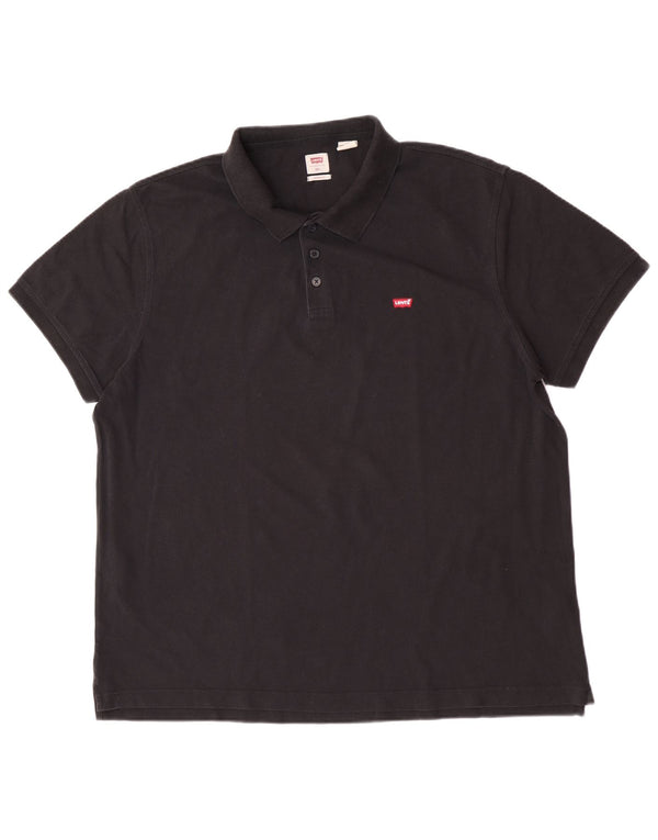 Levi's Herre Standard Polo Shirt 2XL Sort Bomuld