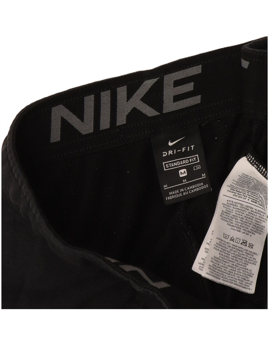 Nike Herre Dri Fit Standard Fit træningsdragt Bukser Joggers Medium Grå