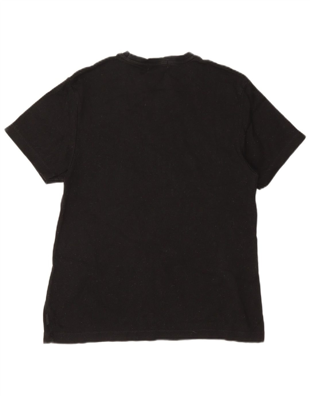 Calvin Klein Herre T-Shirt Top Lille Sort Bomuld