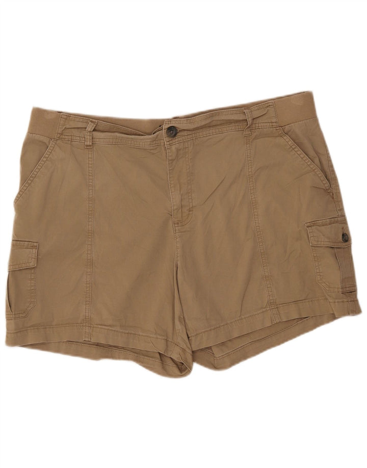 LEE Cargo Shorts til kvinder US 20 3XL W40 Beige Bomuld