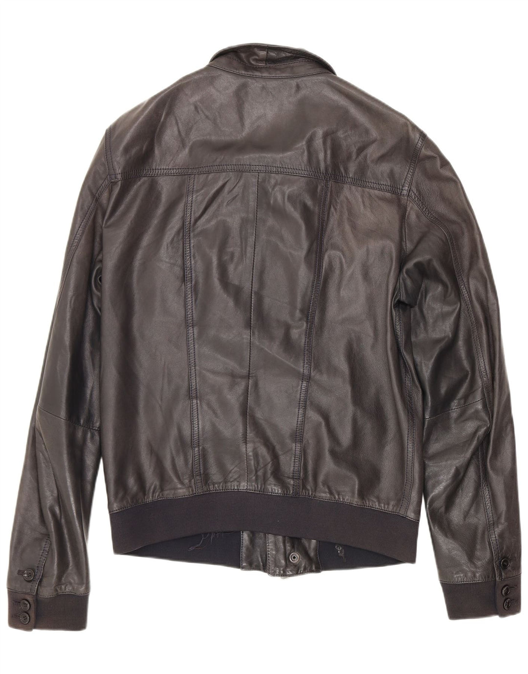 Vintage herre læderjakke IT 50 Medium Sort