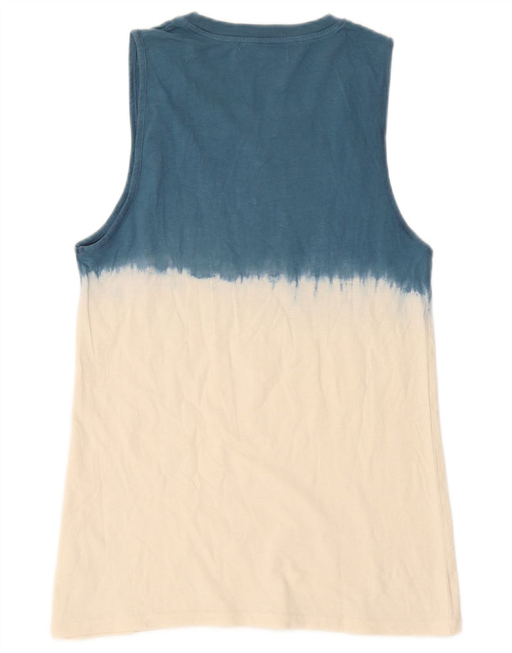 Zara drenge grafisk vest top 13-14 år blå farveblok