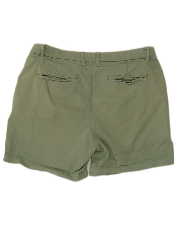 Fat Face Dame Chino Shorts US 6 Medium W30 Grøn Bomuld