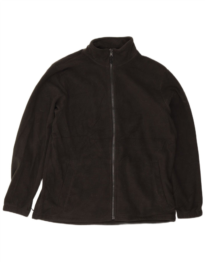 Mountain Warehouse Herre Fleecejakke UK 38 Medium Sort Polyester